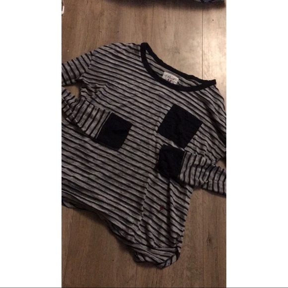 Stripped long sleeve t shirt - Picture 1 of 2